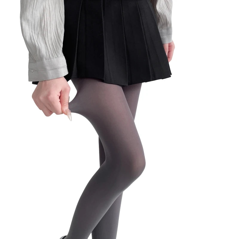 Nova Coleção Primavera 2025: Meias-Calças Femininas de Veludo Opaco 80D, Coloridas e Elásticas, Cores Vibrantes (Dopamine Colors)