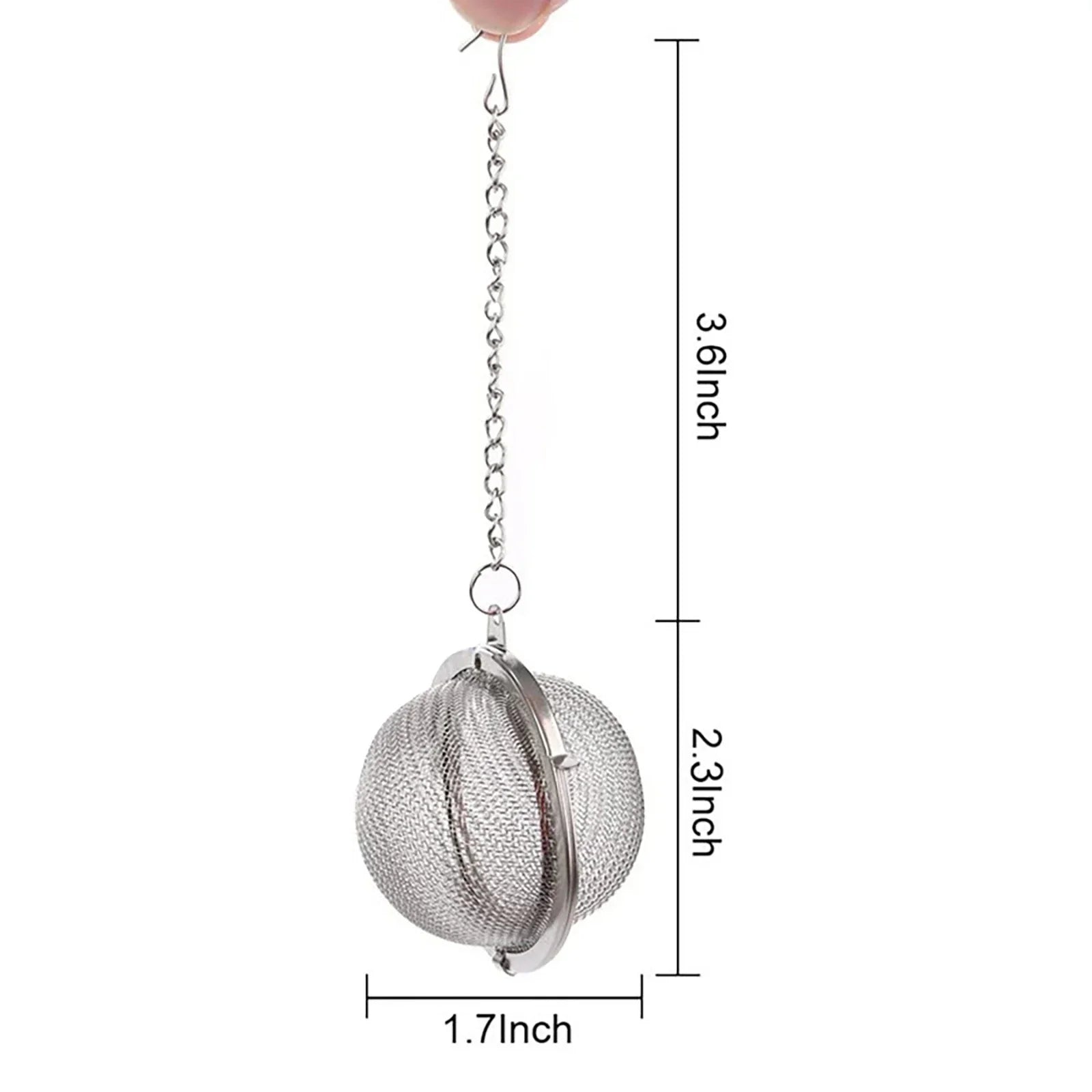 Stainless Steel Spice Tea Ball, Tea Strainer, Tea Infuser, Ball Lock Filter, Mesh Infuser, Home Kitchen Tools, 2-40Pcs