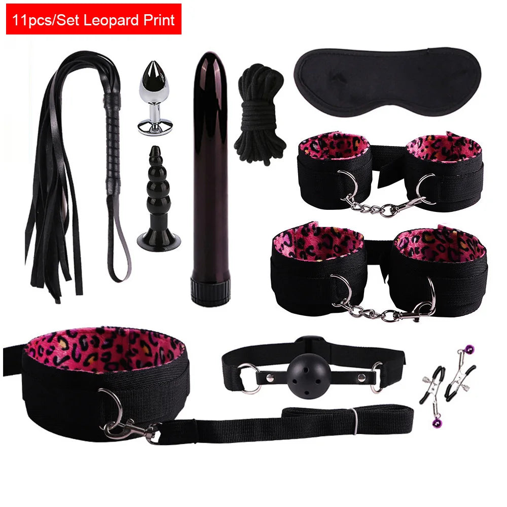 Brinquedos Sexuais para Mulheres, Kit BDSM para Casais, Acessórios Eróticos, Algemas para Sessões, Plug Anal, Jogos Sexuais, Brinquedos Sexy para Adultos, Loja Sexy