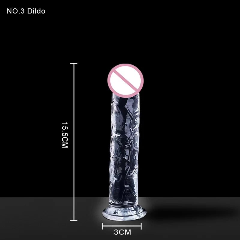 Brinquedos Eróticos Transparentes de Simulação para Mulheres e Gays: Dildos, Massageadores, Dilatadores Anais e Acessórios Exóticos