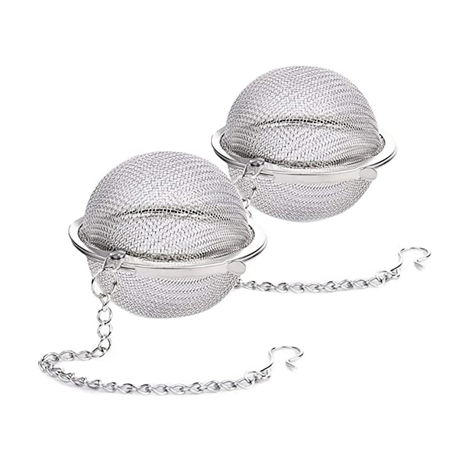 Stainless Steel Spice Tea Ball, Tea Strainer, Tea Infuser, Ball Lock Filter, Mesh Infuser, Home Kitchen Tools, 2-40Pcs