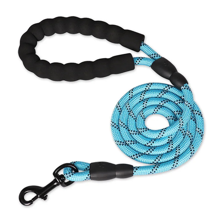 Pet Dog Leash Noite Reflexão Ao Ar Livre Multicolor Corda Redonda Para Big Small Medium Large Dog Drag Pull Tow Leash Acessórios Do Cão