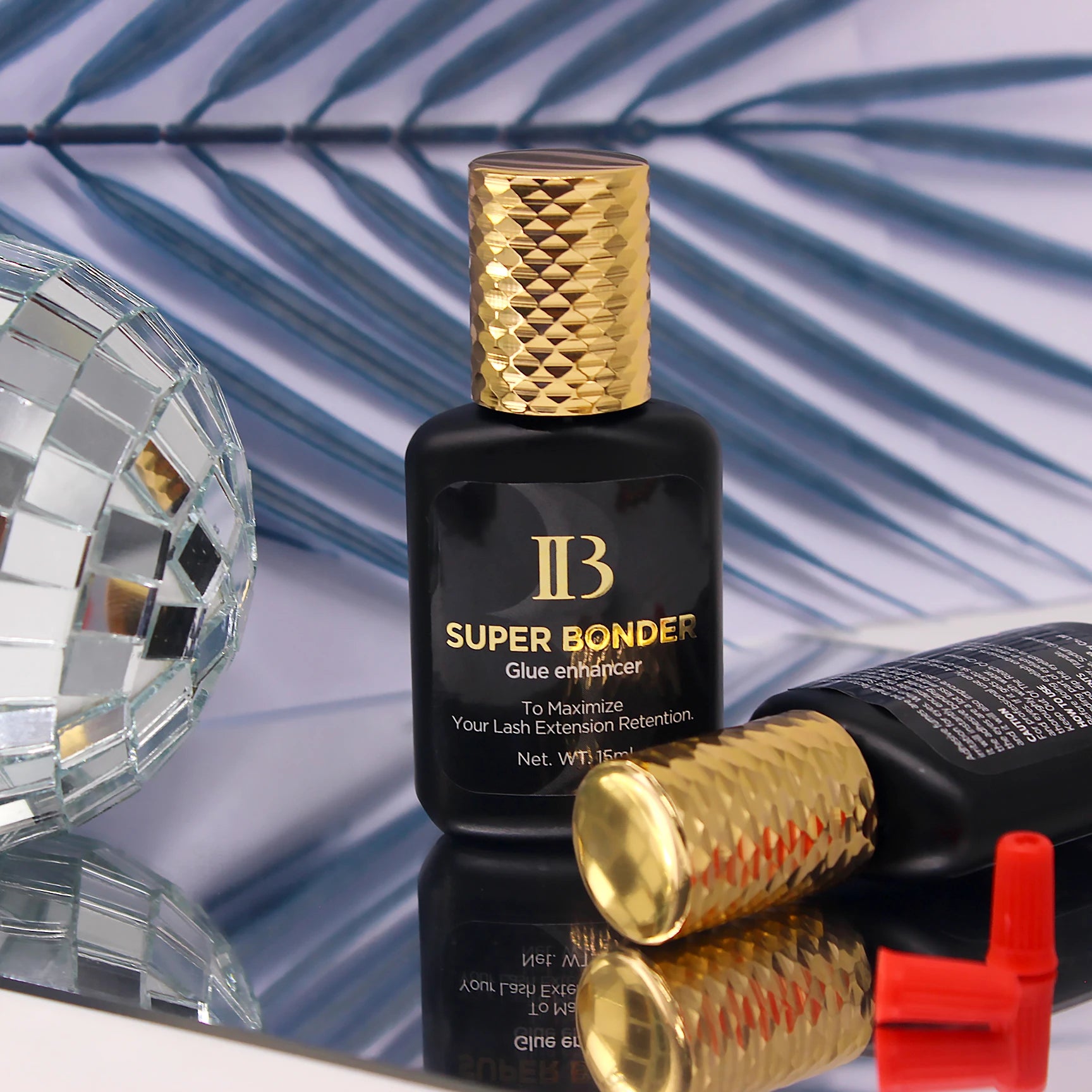 1 garrafa ibeauty super bonder extensão de cílios postiços secagem rápida longa duração coreia loja de beleza suprimentos adesivos fortes