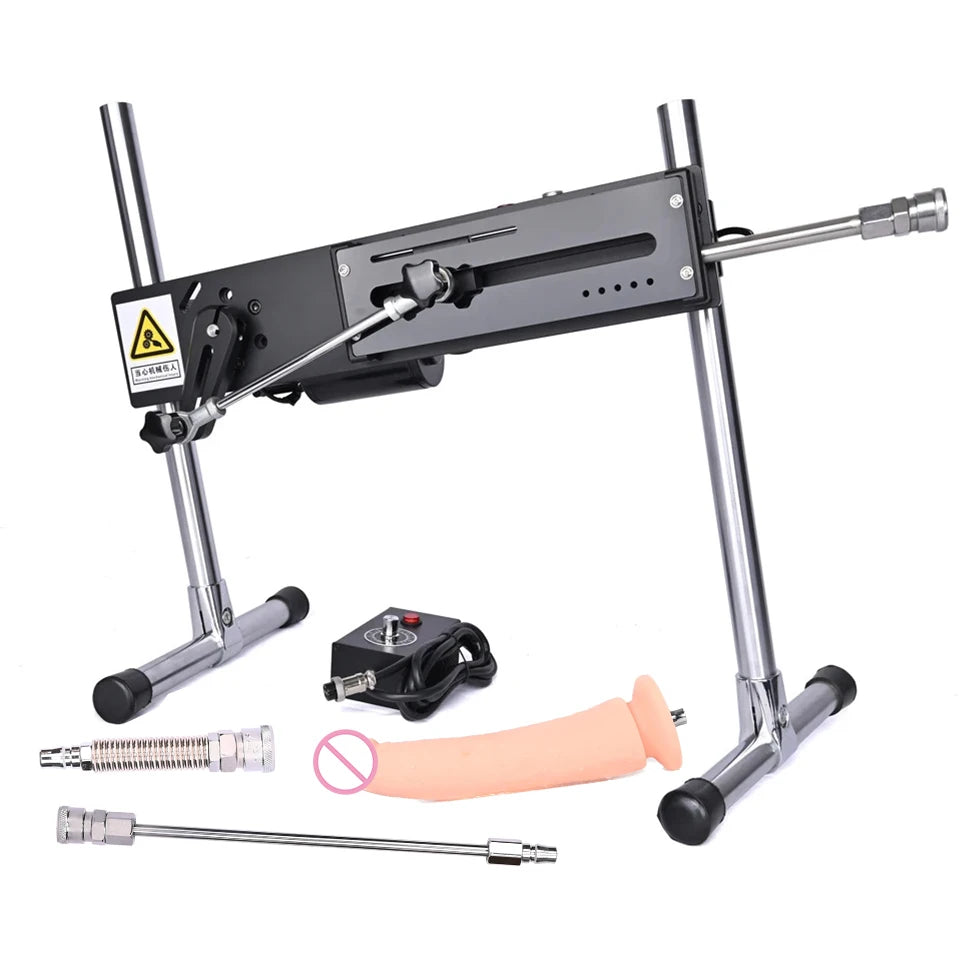 Máquina sexual silenciosa ROUGH BEAST para adultos, pistola de bombeamento, máquina de amor com controle remoto com vibrador para masturbação masculina e feminina