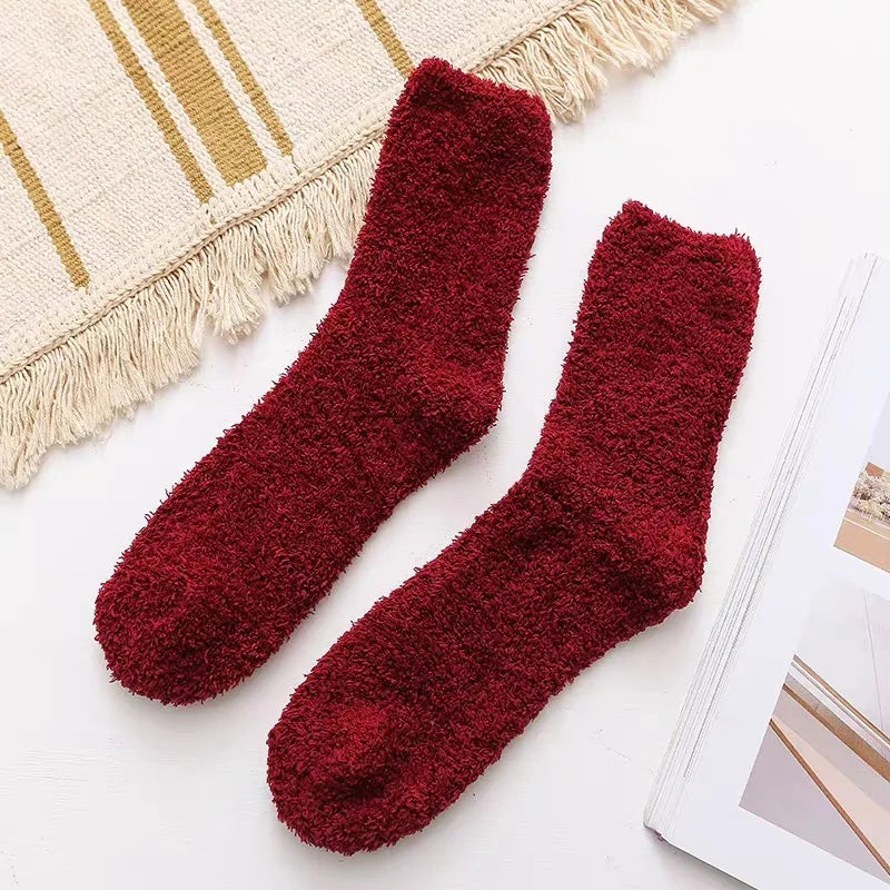 1/3 pares homens super grosso coral velo meias de alta qualidade casa piso quente inverno frio neve bota meias algodão pelúcia meia térmica