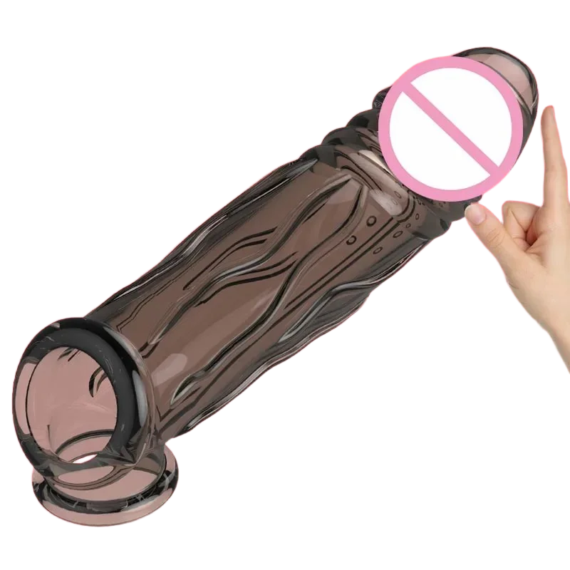 Preservativo de ejaculação reutilizável para homens e mulheres, anel do pênis, sem vibrador, bdsm, anal, massageador do clitóris, loja de brinquedos sexuais