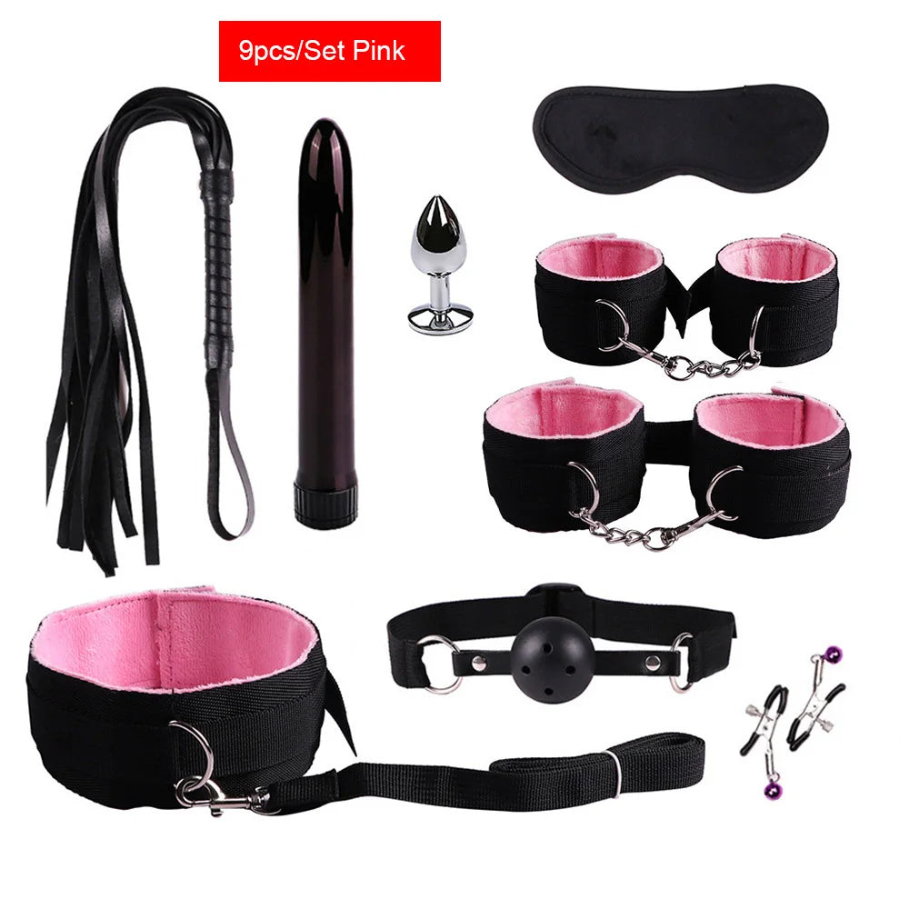 Brinquedos Sexuais para Mulheres, Kit BDSM para Casais, Acessórios Eróticos, Algemas para Sessões, Plug Anal, Jogos Sexuais, Brinquedos Sexy para Adultos, Loja Sexy