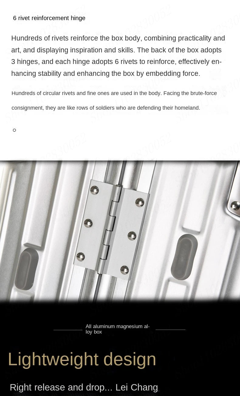 Personalização de alta qualidade 100% alumínio-magnésio viagem embarque rolando bagagem perfeita para spinner marca mala de viagem