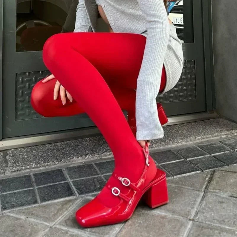 Talenza meias femininas finas meia-calça super elástica tamanho grande leggings vermelho feminino sexy collants primavera outono inverno