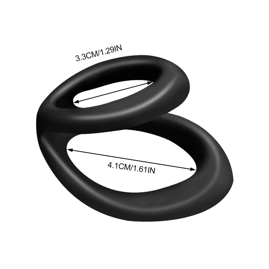 Anel peniano de silicone, brinquedo sexual adulto para homens, ereção reutilizável, anel peniano, atraso na ejaculação, anel de bloqueio de sêmen, loja de produtos sexuais