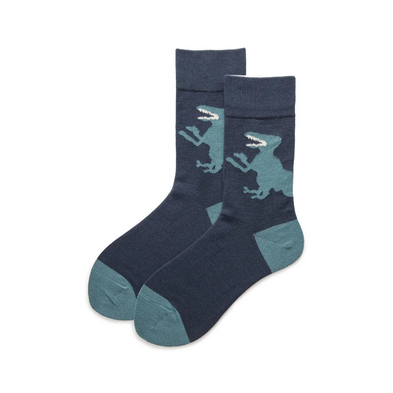 1 par novos homens mulheres meias de algodão casuais meias coloridas tripulação rua skate meias feliz engraçado harajuku sox meias