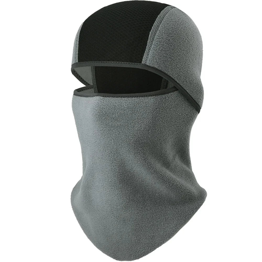 Inverno velo mais quente balaclava boné tempo frio térmico tático capacete forro à prova de vento máscara facial completa capa gorros de esqui dos homens