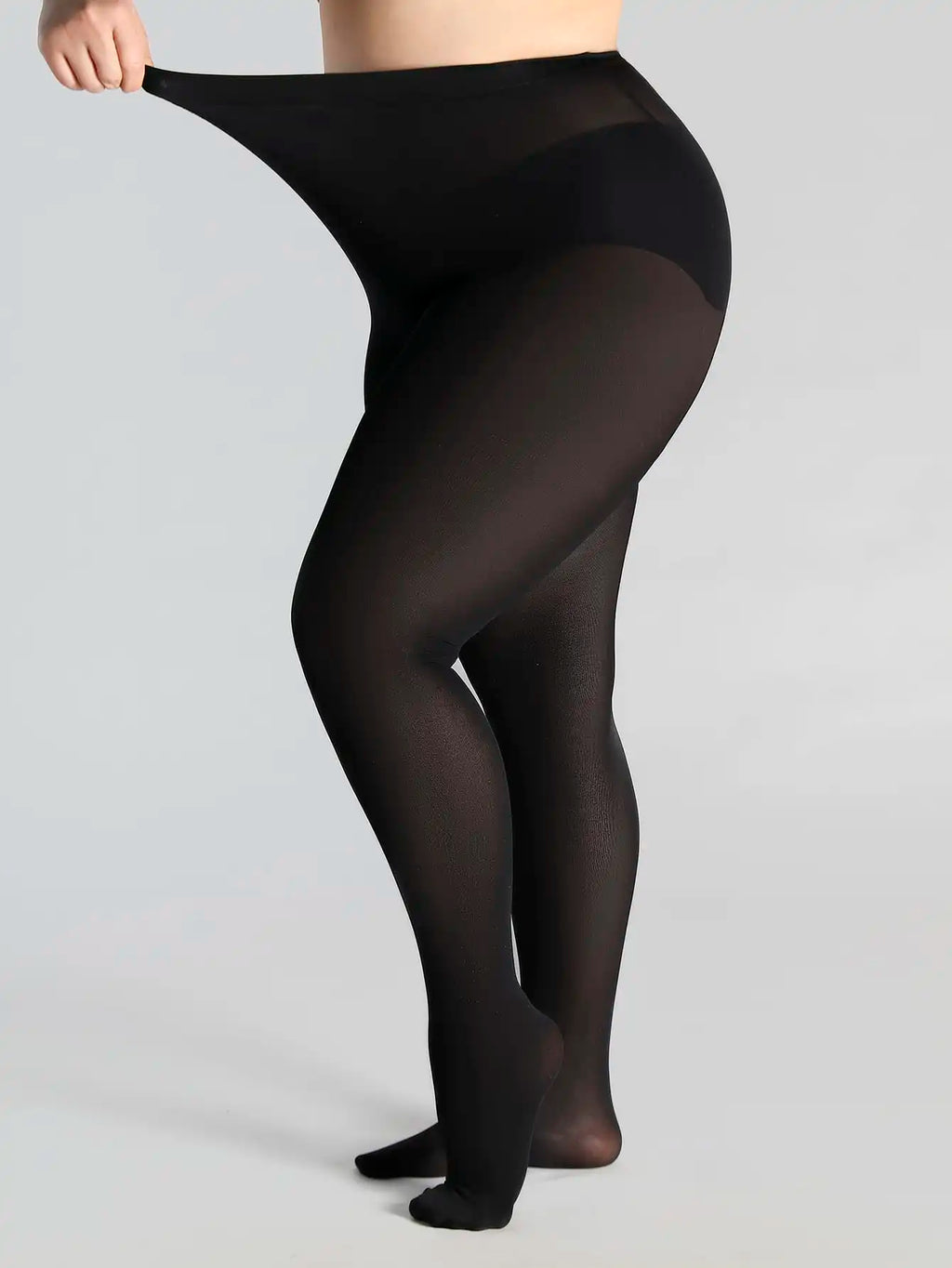 Um design elegante para mulheres primavera outono térmica meia-calça de tom de pele de grandes dimensões LeggingsSocks