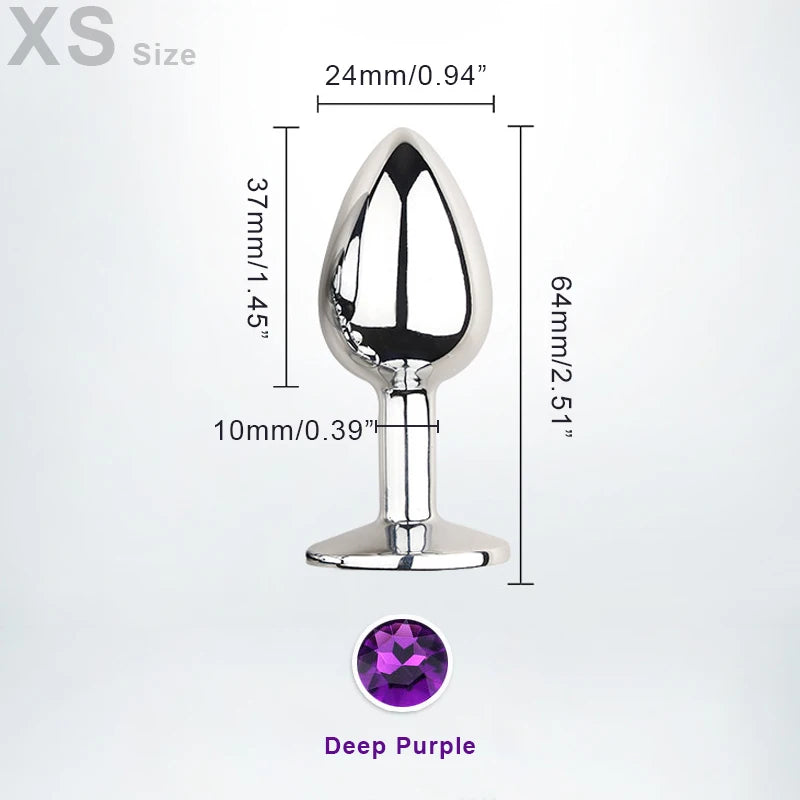 Mini plug anal de metal, dilatador, masturbador, suprimentos para adultos, massageador de próstata, dildo para mulheres, acessórios exóticos.