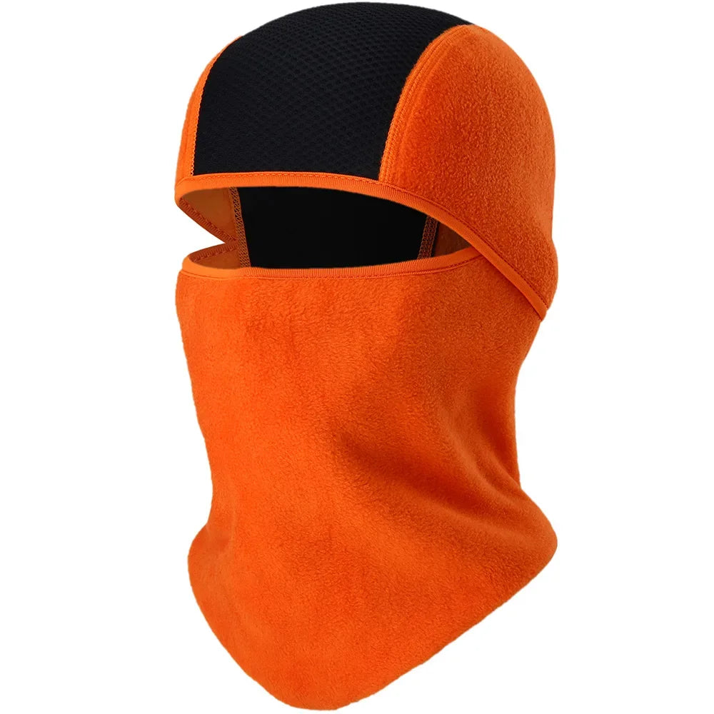 Inverno velo mais quente balaclava boné tempo frio térmico tático capacete forro à prova de vento máscara facial completa capa gorros de esqui dos homens