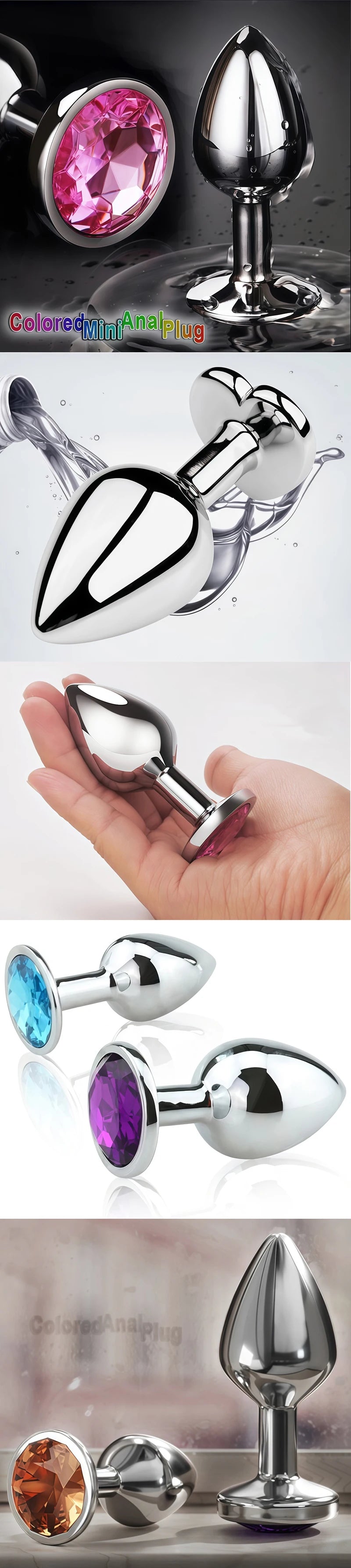 Mini plug anal de metal, dilatador, masturbador, suprimentos para adultos, massageador de próstata, dildo para mulheres, acessórios exóticos.