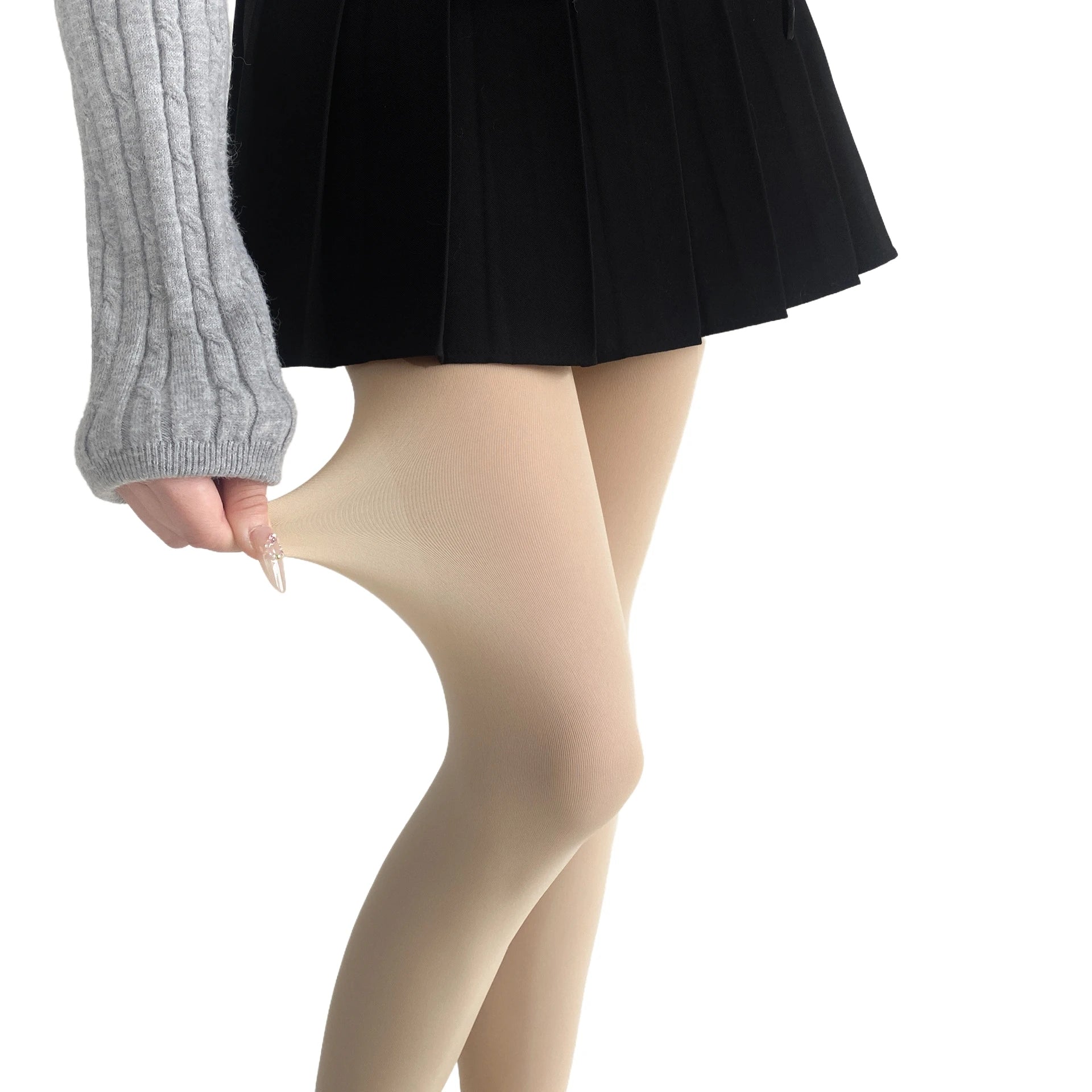 Nova Coleção Primavera 2025: Meias-Calças Femininas de Veludo Opaco 80D, Coloridas e Elásticas, Cores Vibrantes (Dopamine Colors)