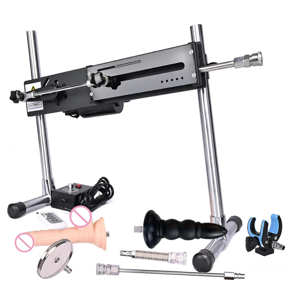 Máquina sexual silenciosa ROUGH BEAST para adultos, pistola de bombeamento, máquina de amor com controle remoto com vibrador para masturbação masculina e feminina