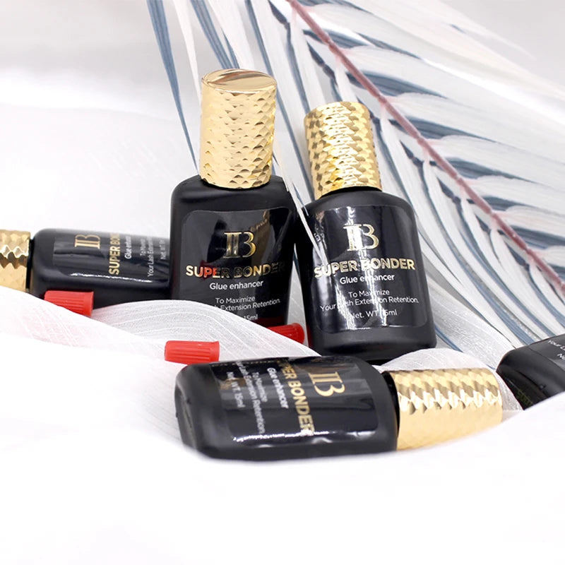 1 garrafa ibeauty super bonder banana primer extensão de cílios falsos secagem rápida longa duração coreia impulsionador forte adesivo suprimentos