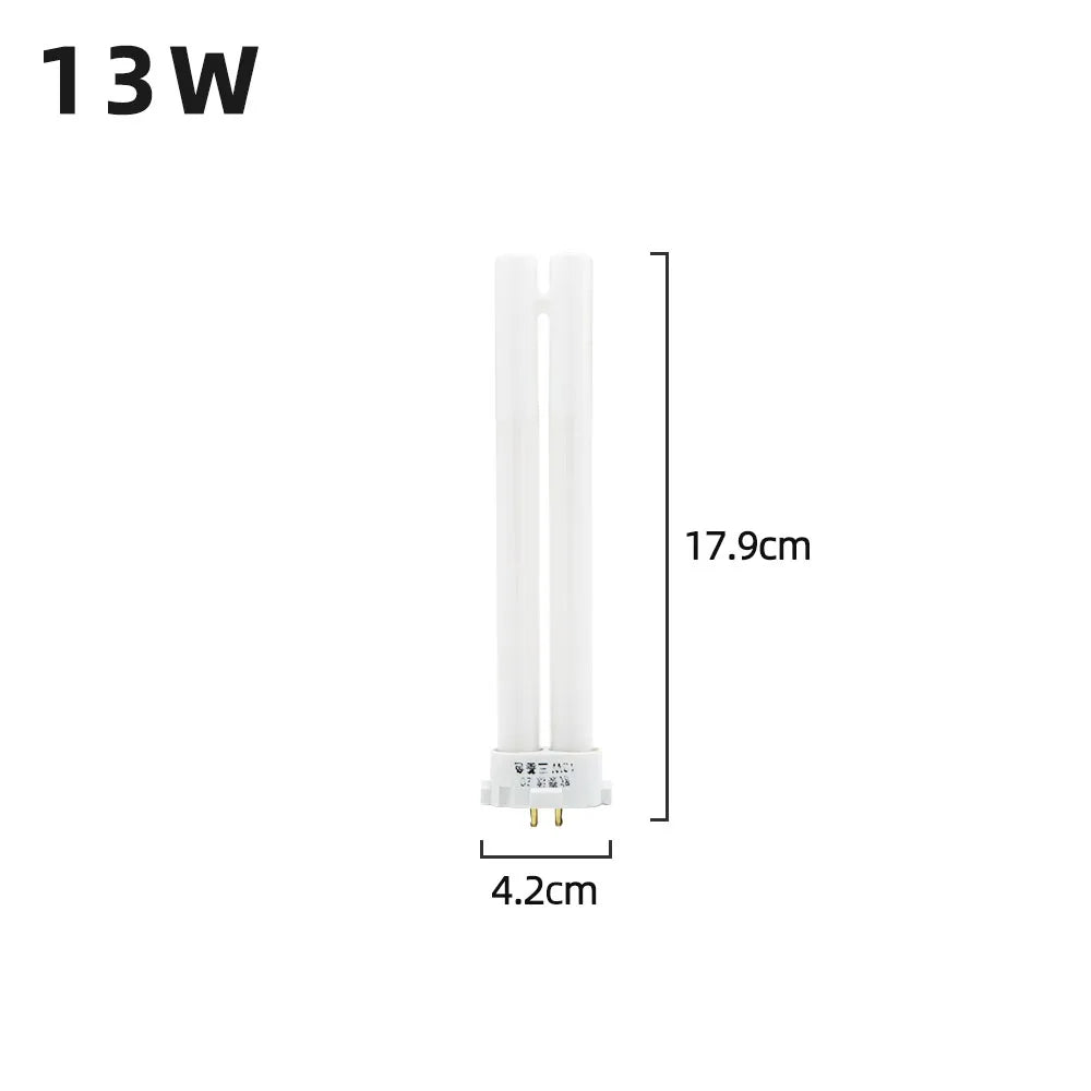 Fluorescent Desk Lamps Eye Protection Tubes, Trichromatic Tube, Party Lights, Four-Pin, Square Lights, 13W, 18W, 27W, 220V