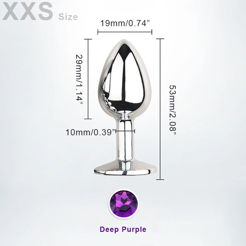 Mini plug anal de metal, dilatador, masturbador, suprimentos para adultos, massageador de próstata, dildo para mulheres, acessórios exóticos.