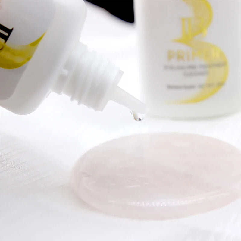 1 garrafa ibeauty super bonder banana primer extensão de cílios falsos secagem rápida longa duração coreia impulsionador forte adesivo suprimentos