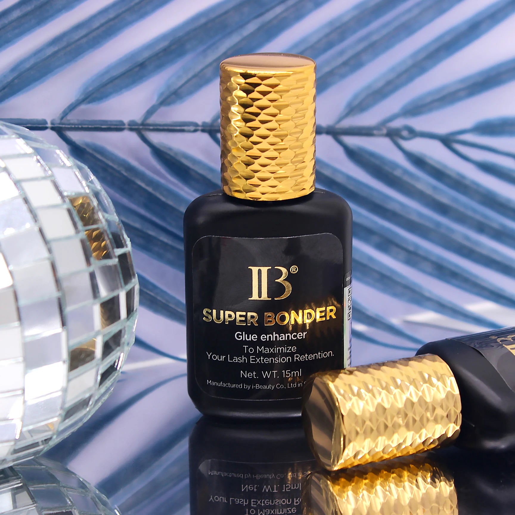 1 garrafa ibeauty super bonder banana primer extensão de cílios falsos secagem rápida longa duração coreia impulsionador forte adesivo suprimentos