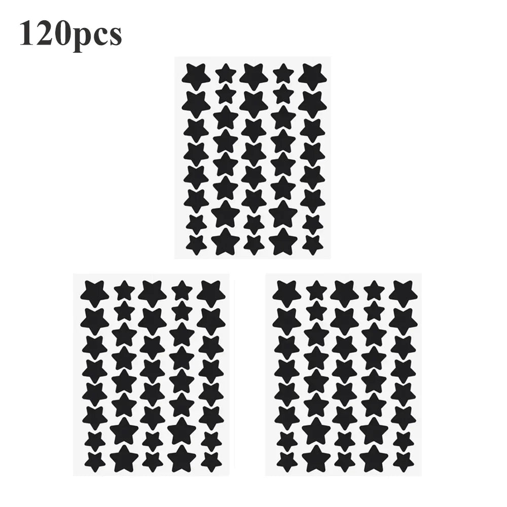 40 pçs/120 pçs colorido pe espinha remendos bonito em forma de estrela espinha capa adesivo invisível espinha capa remoção espinha remendo