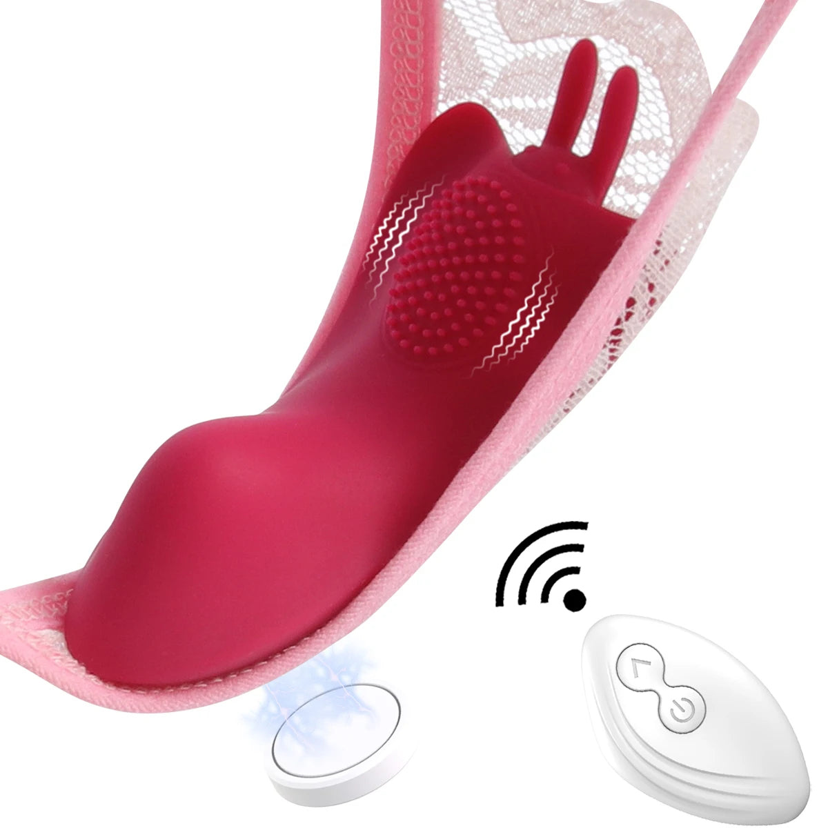 Mini Vibrador Clitoriano em Forma de Borboleta para Mulheres, Estimulador de Clitóris com Controle Remoto Sem Fio, Produtos para Adultos, Loja de Brinquedos Sexuais