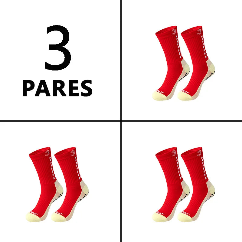 Meias de futebol masculinas, Meia poliamida corrida, Meia antiderrapante futebol, Meias de corrida de tubo médio