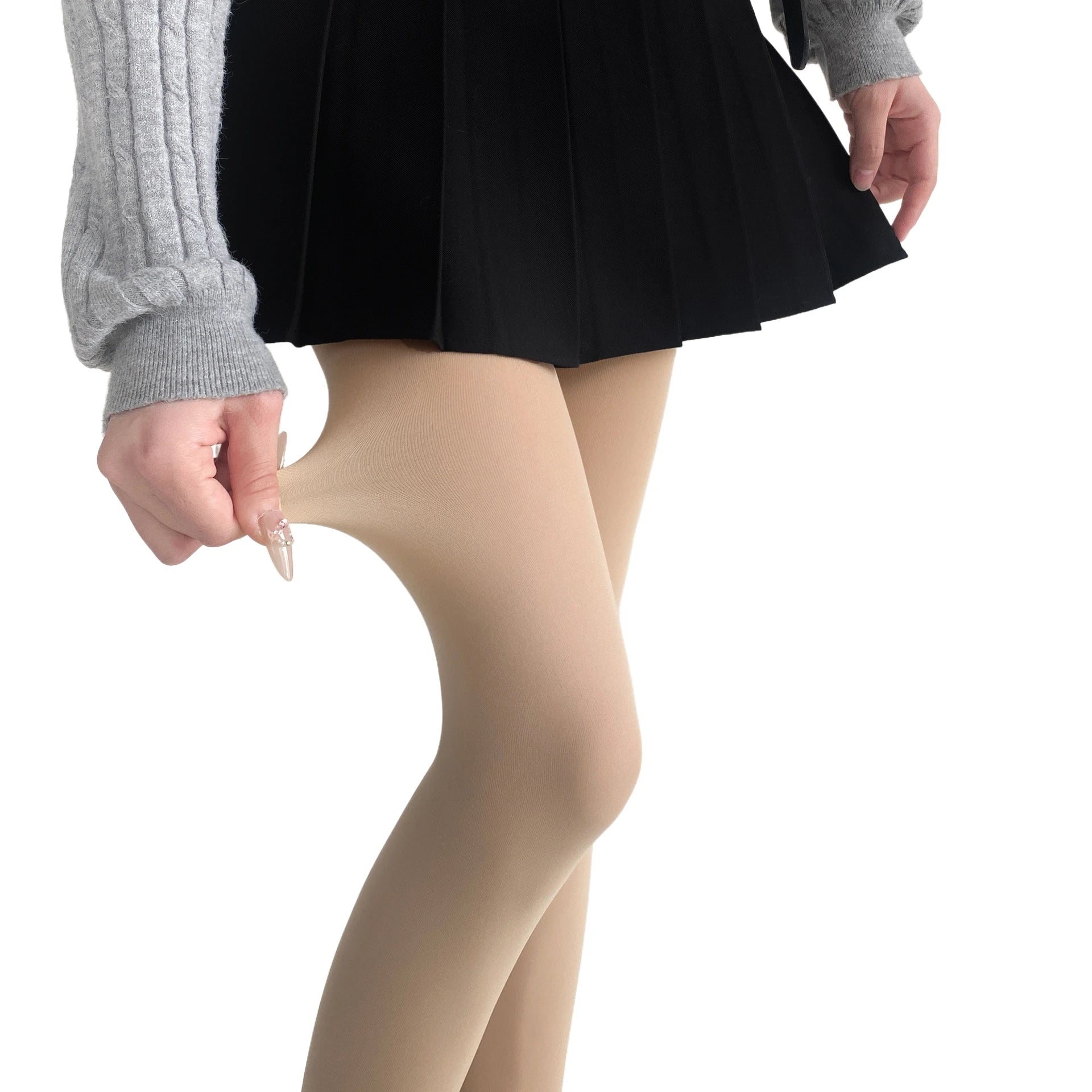 Nova Coleção Primavera 2025: Meias-Calças Femininas de Veludo Opaco 80D, Coloridas e Elásticas, Cores Vibrantes (Dopamine Colors)