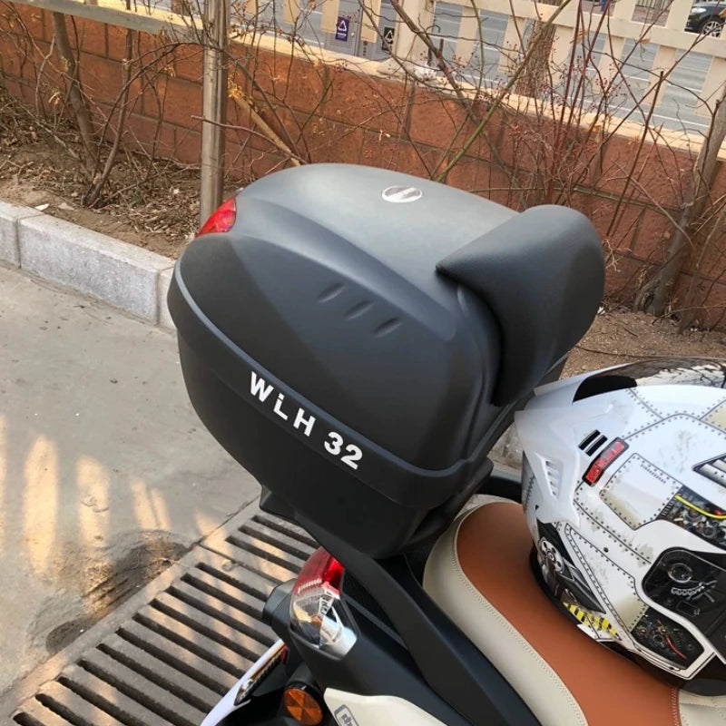 32l almofada da motocicleta tour caixa de cauda wlh e32 caixa de bagagem da motocicleta caso superior multifuncional scooter bagagem tempeфры Для humaтоцикла