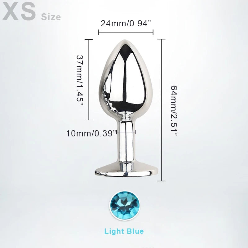 Mini plug anal de metal, dilatador, masturbador, suprimentos para adultos, massageador de próstata, dildo para mulheres, acessórios exóticos.