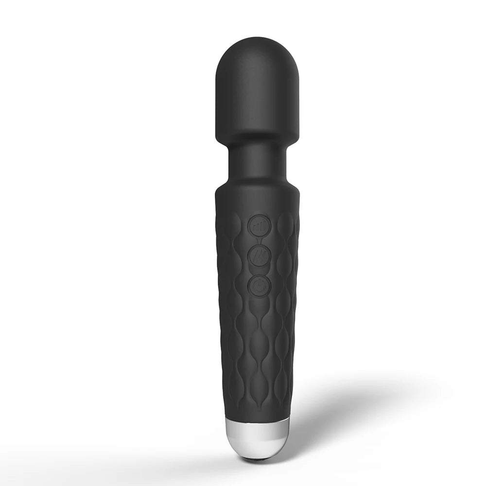 Vibrador poderoso varinha mágica feminina usb recarregável à prova dwaterproof água massageador clitoral g-ponto vibrador brinquedo sexual adequado para adultos