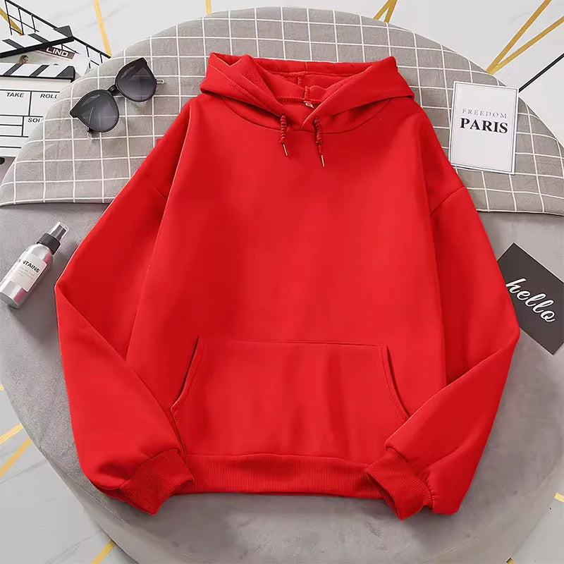 Primavera outono moda masculina moletom com capuz casual pullovers moletom feminino topo cor sólida hoodies moletom feminino