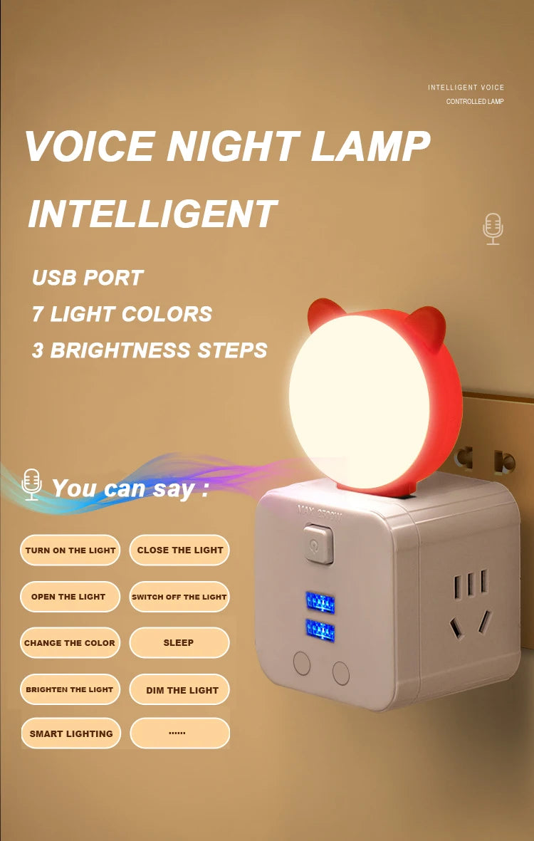 Ue eua plug led night light cogumelo tomada de parede luzes lâmpada para o quarto decoração de casa lâmpada sensor controlado por luz
