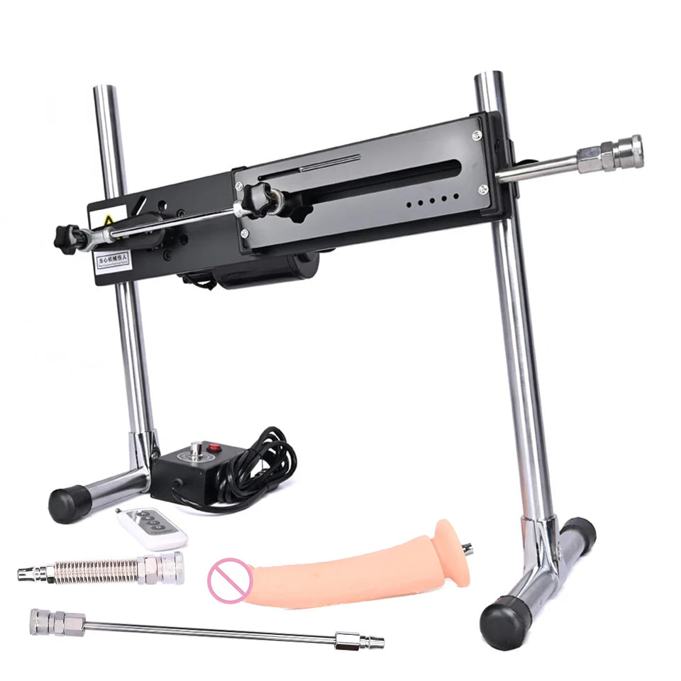 Máquina sexual silenciosa ROUGH BEAST para adultos, pistola de bombeamento, máquina de amor com controle remoto com vibrador para masturbação masculina e feminina