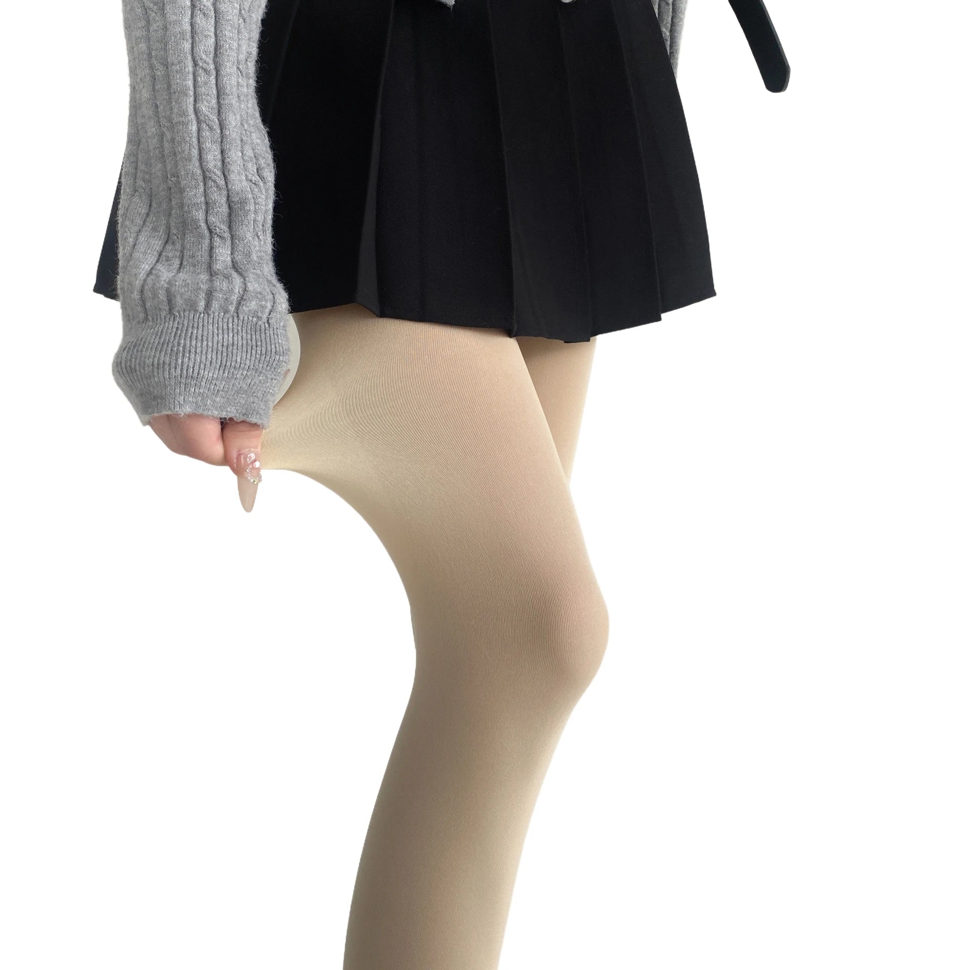 Nova Coleção Primavera 2025: Meias-Calças Femininas de Veludo Opaco 80D, Coloridas e Elásticas, Cores Vibrantes (Dopamine Colors)