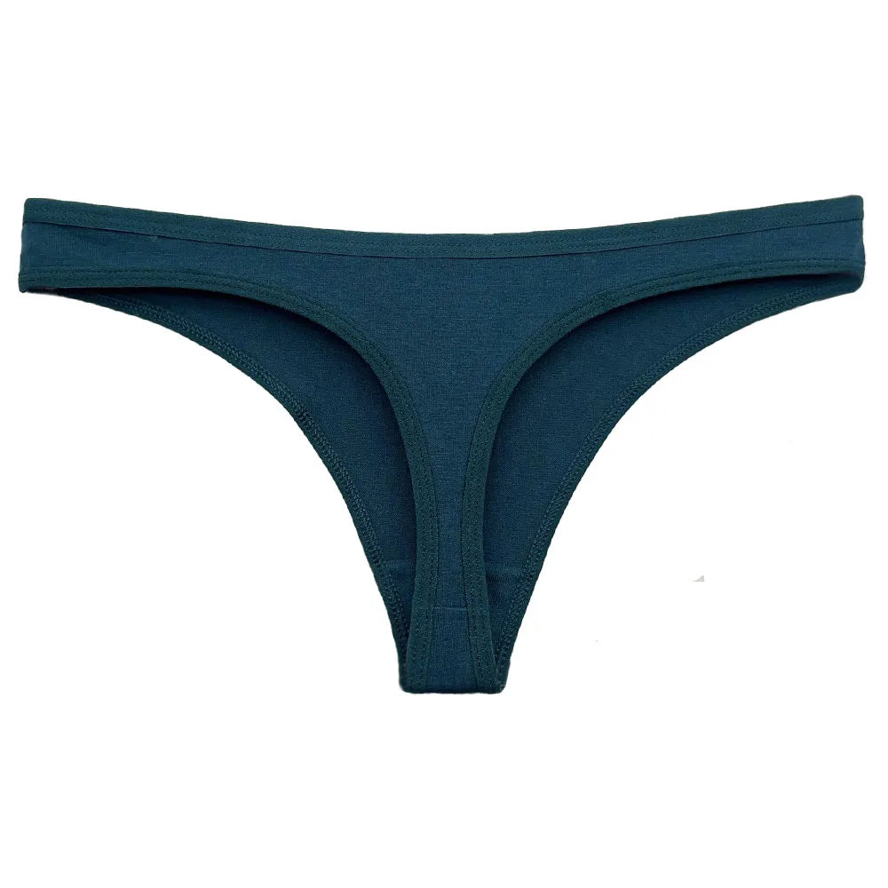 5 pçs/set calcinha de algodão g-string calcinha feminina sexy lingerie feminina tanga para mulher cor sólida calcinha íntima