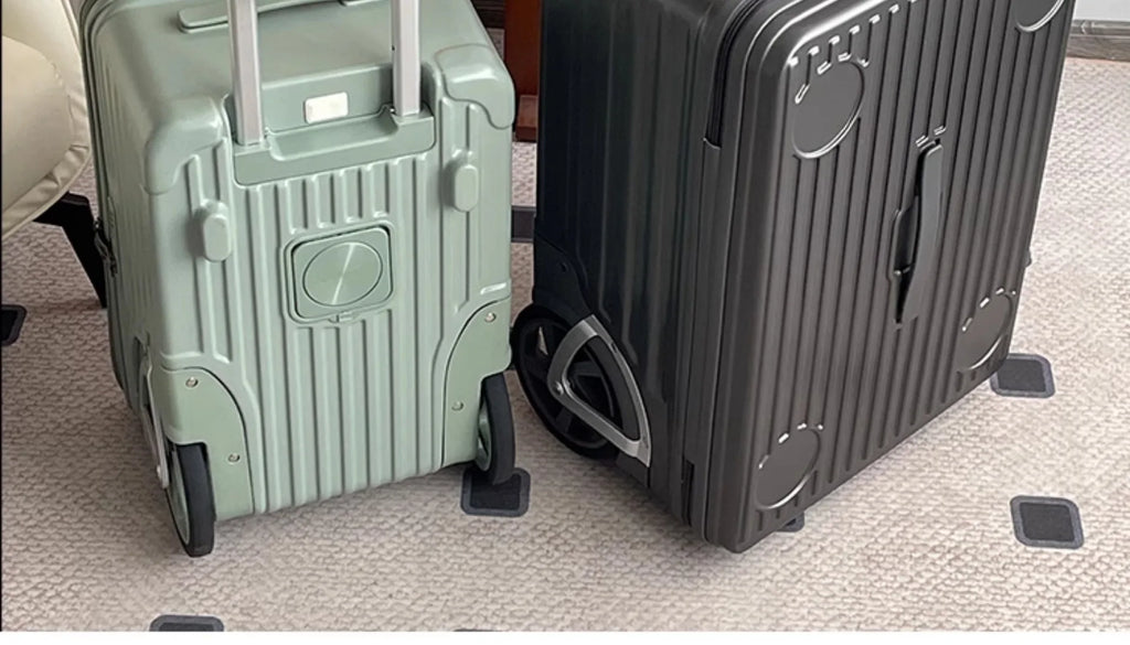 Mala de viagem com abertura lateral para bagagem de mão Mala de viagem com rodas super grandes Mala de mão de 20 polegadas Ij¢عات