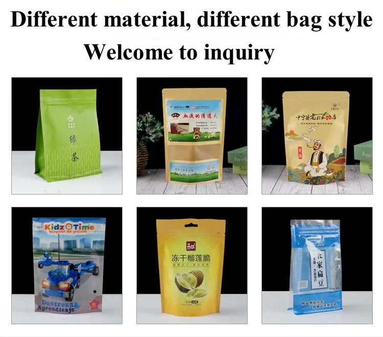 100PCS Sacos Adesivos Transparentes OPP de 20~55cm de Largura para Embalagem de Roupas, Calçados, Camisetas, Meias, Roupas Íntimas, Brinquedos, Livros e Presentes