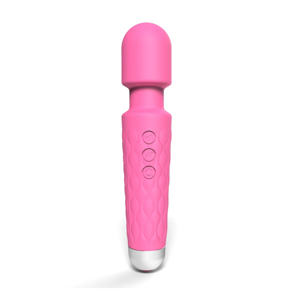 Vibrador poderoso varinha mágica feminina usb recarregável à prova dwaterproof água massageador clitoral g-ponto vibrador brinquedo sexual adequado para adultos
