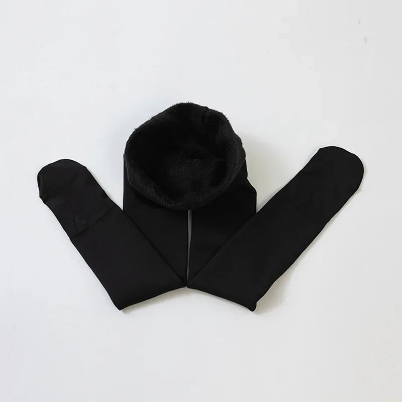 Alta qualidade inverno pele meninas leggings grosso veludo crianças calças quentes cintura elástica algodão crianças meninas pantalone