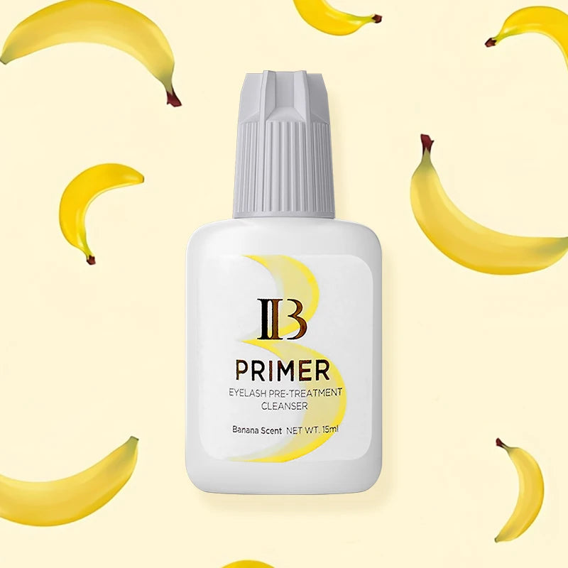 1 garrafa ibeauty super bonder banana primer extensão de cílios falsos secagem rápida longa duração coreia impulsionador forte adesivo suprimentos