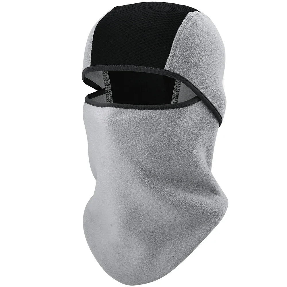 Inverno velo mais quente balaclava boné tempo frio térmico tático capacete forro à prova de vento máscara facial completa capa gorros de esqui dos homens