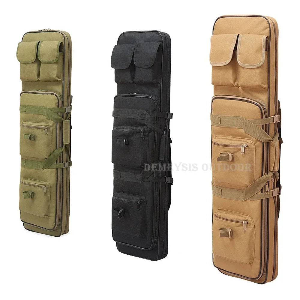 Bolsa tática para arma de caça, 81cm, 94cm, 114cm, paintball, tiro, rifle, airsoft, bolsa de ombro para acessórios de caça