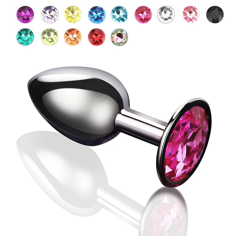 Mini plug anal de metal, dilatador, masturbador, suprimentos para adultos, massageador de próstata, dildo para mulheres, acessórios exóticos.