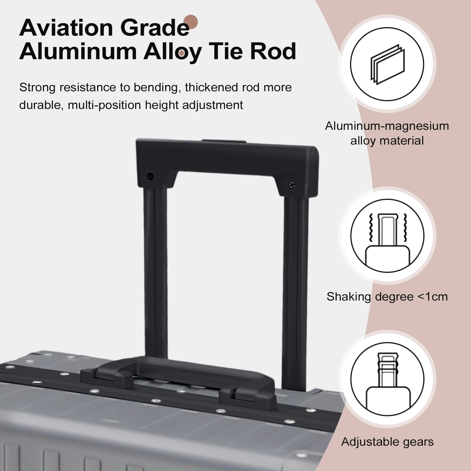 Aiweiny todo em alumínio liga de magnésio trole caso roda universal tsa masculino leve bagagem embarque