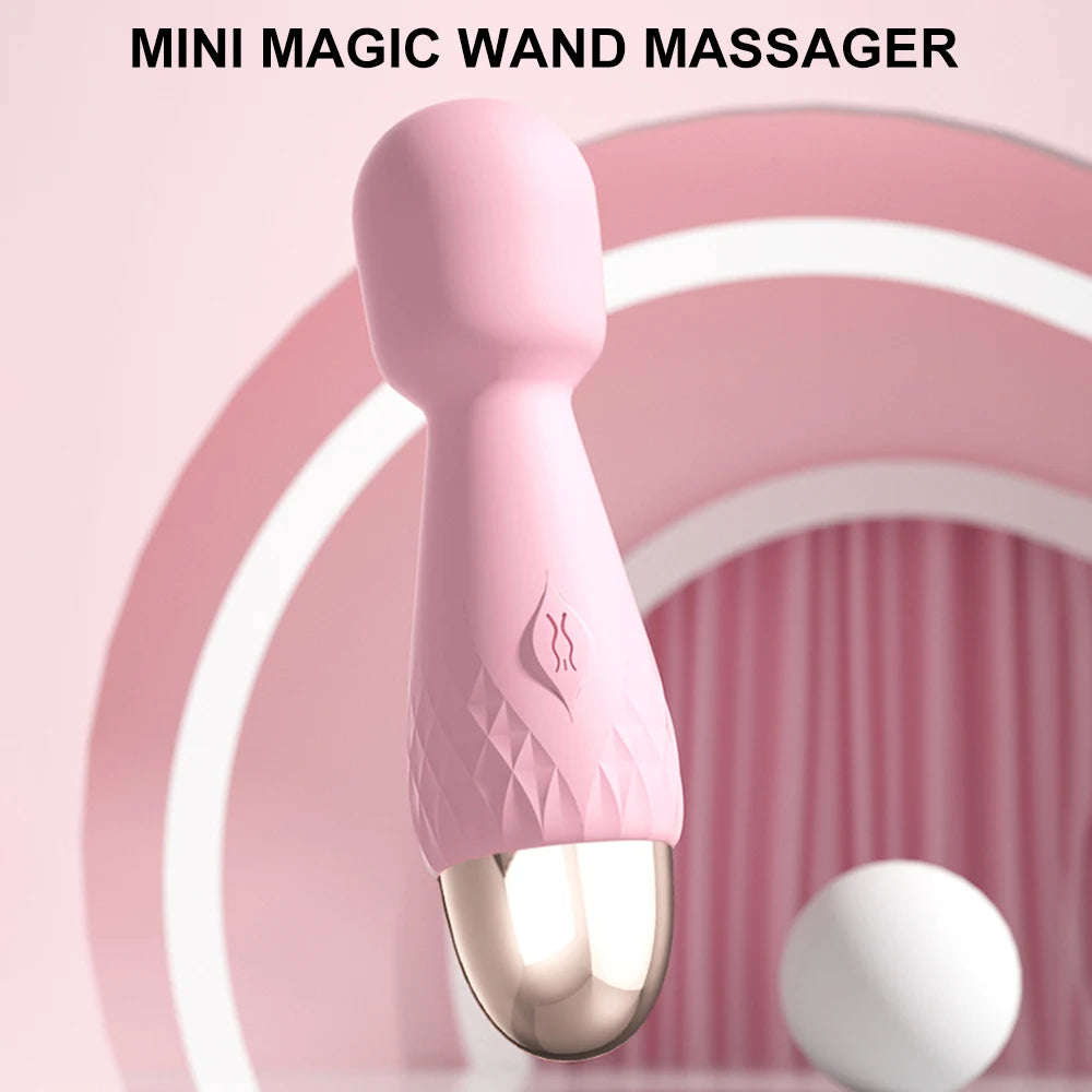 Mini vibrador av vibrador brinquedos sexuais para adultos mulheres vagina clitóris estimulador varinha mágica g ponto anal massageador masturbador feminino