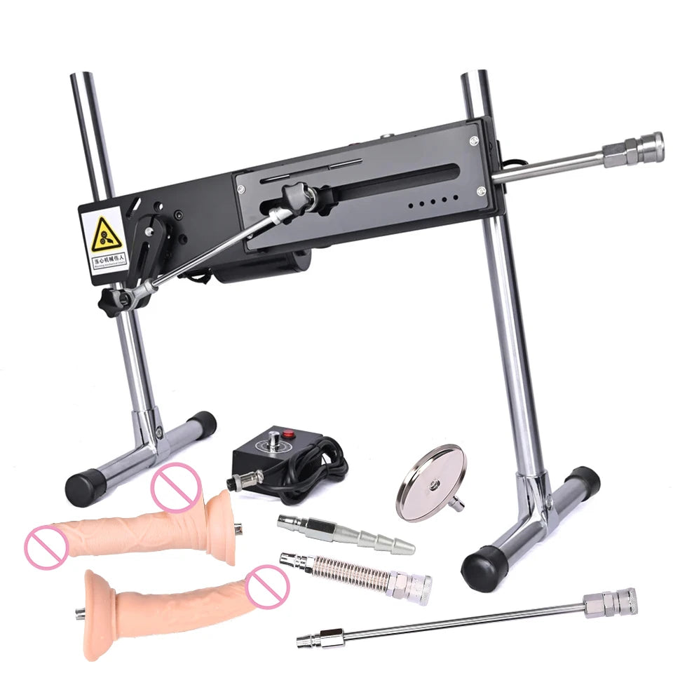 Máquina sexual silenciosa ROUGH BEAST para adultos, pistola de bombeamento, máquina de amor com controle remoto com vibrador para masturbação masculina e feminina